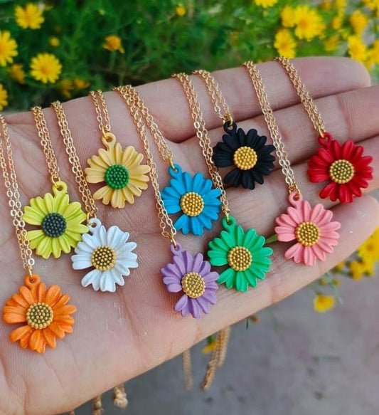 Sunflower Necklace